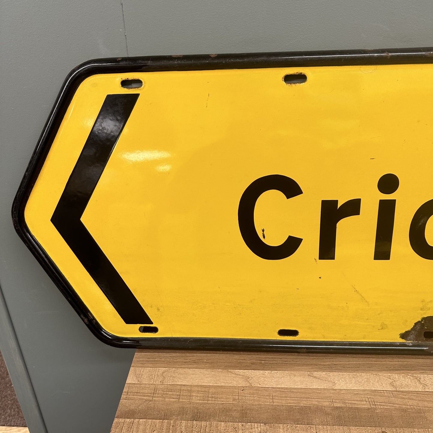 ENAMEL ROAD SIGN #08420 image 1