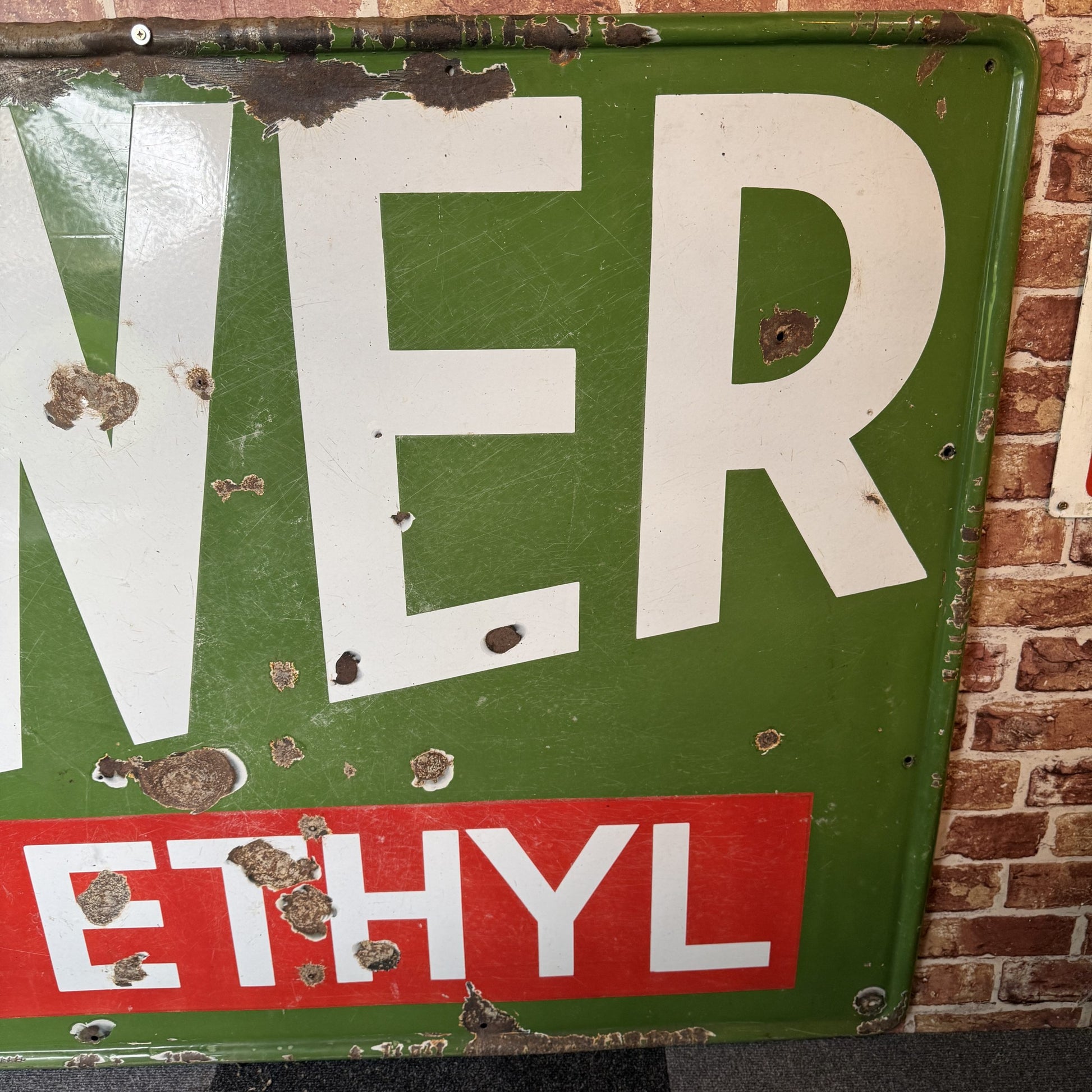 POWER ETHYL ENAMEL SIGN   #08476 image 2