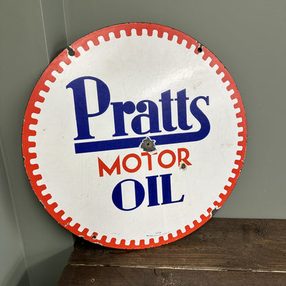 PRATTS SIGN #08167 image 1