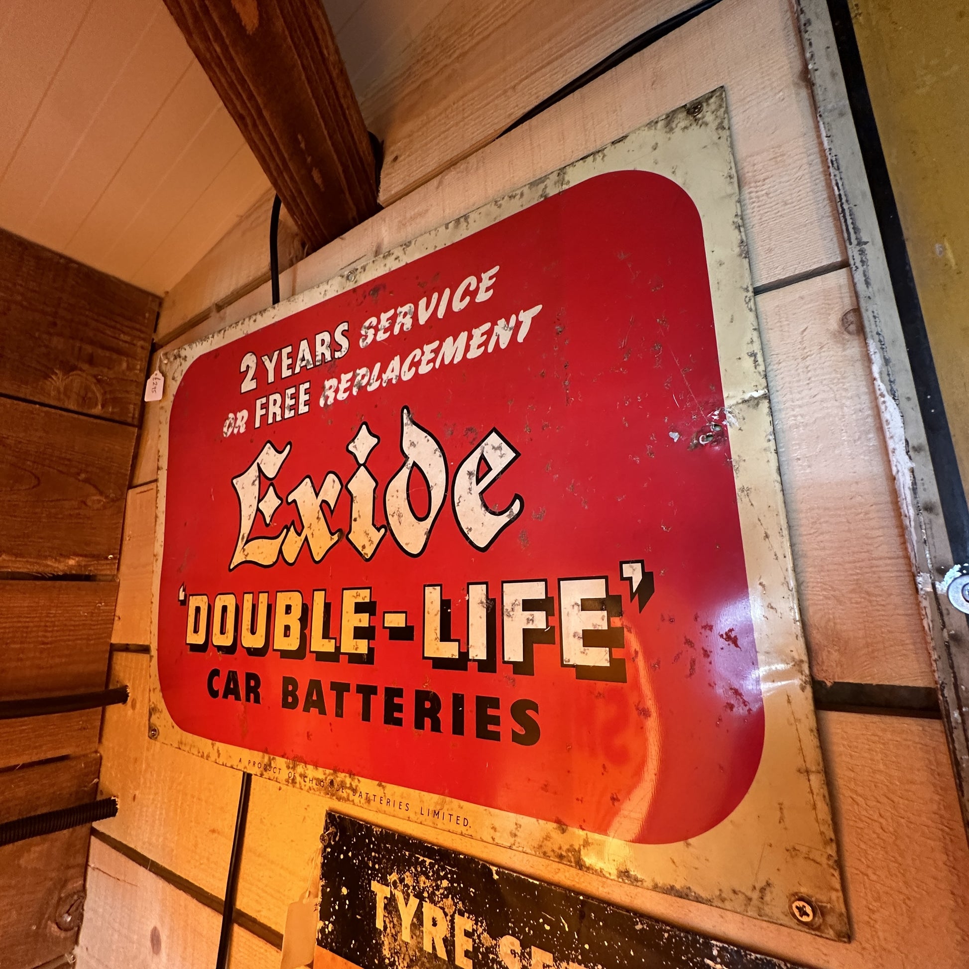 EXIDE SIGN #08070 image 0