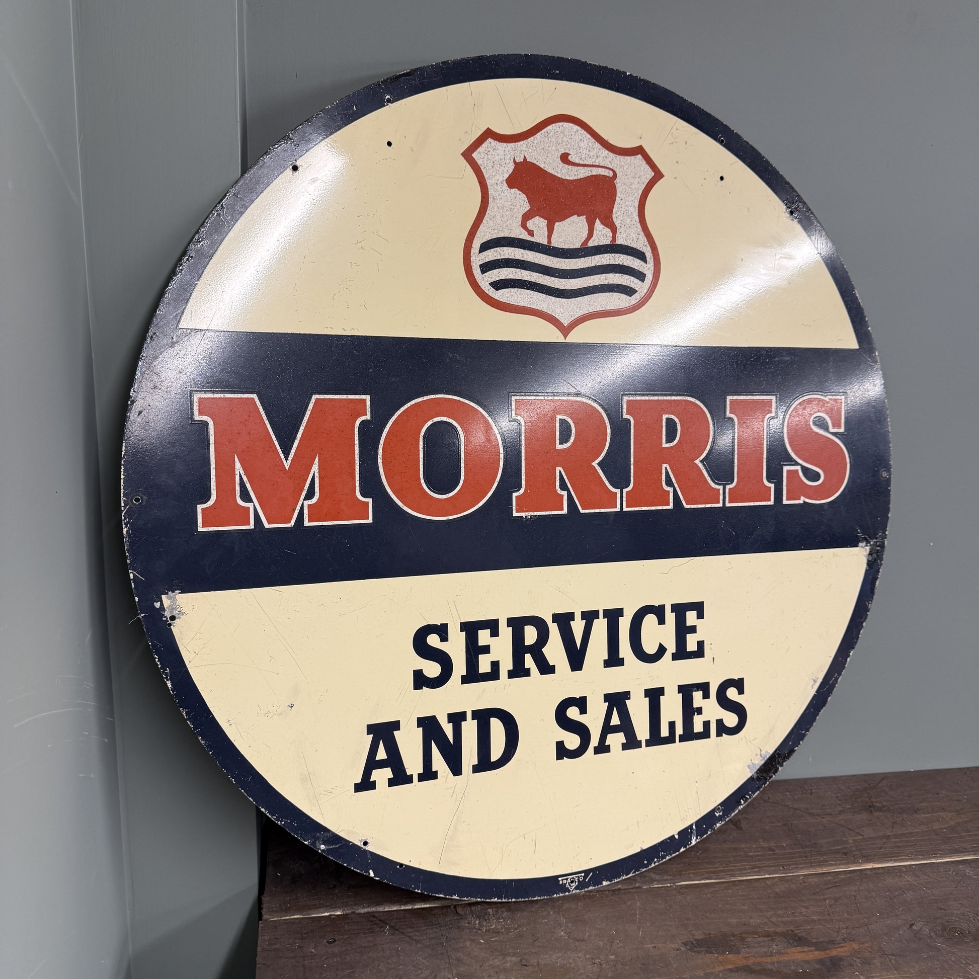 MORRIS CIRCULAR SIGN - #08303 image 1