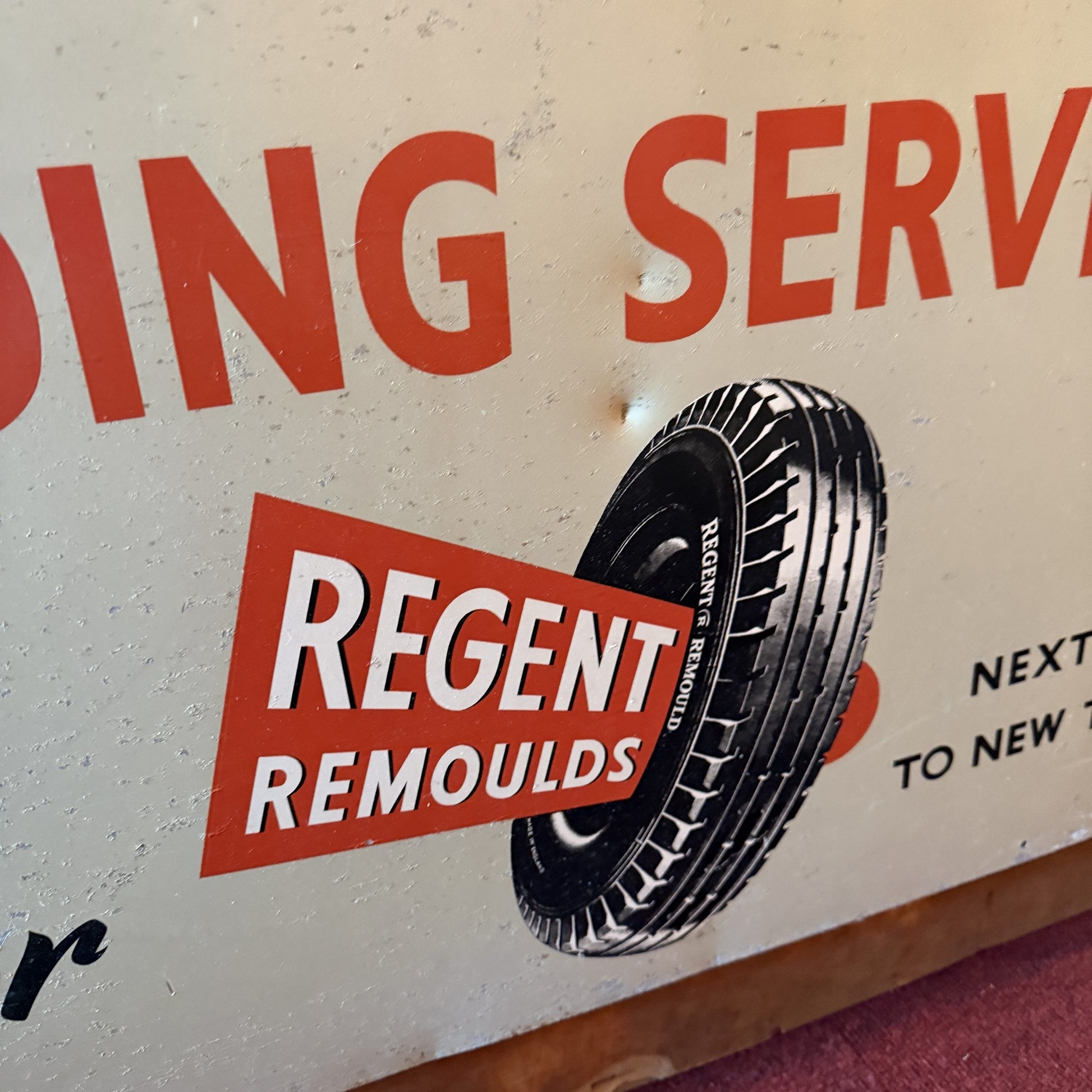 REGENT REMOULDING TIN SIGN  #09916 image 2