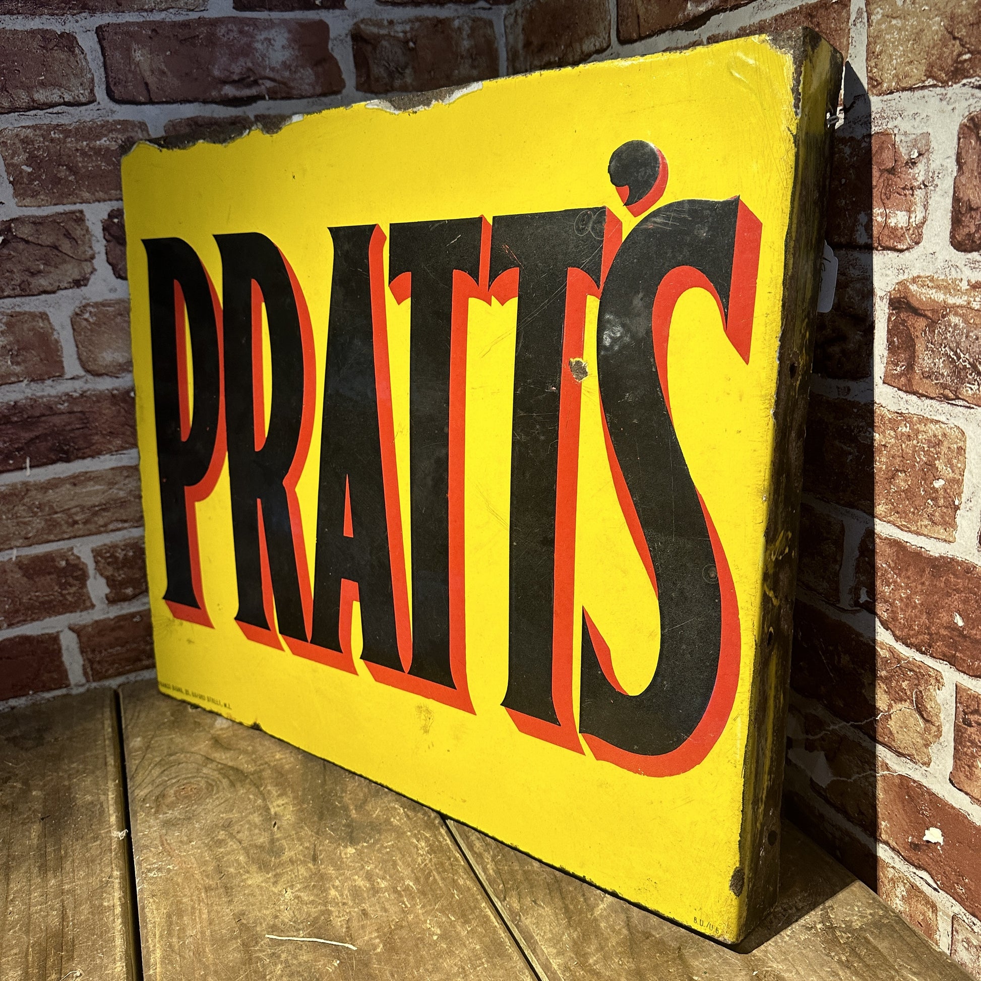 PRATT'S SIGN #07924 image 1