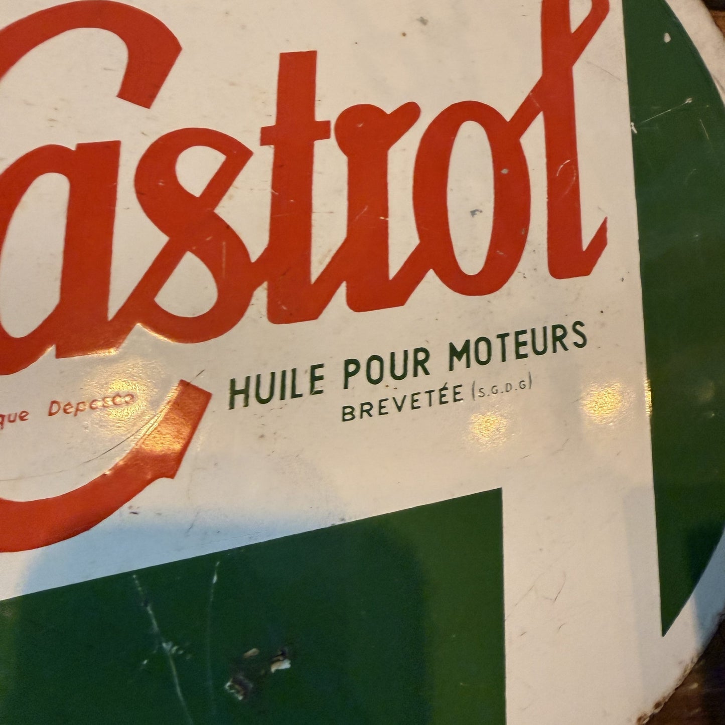 CASTROL ENAMEL SIGN  #09915 image 1