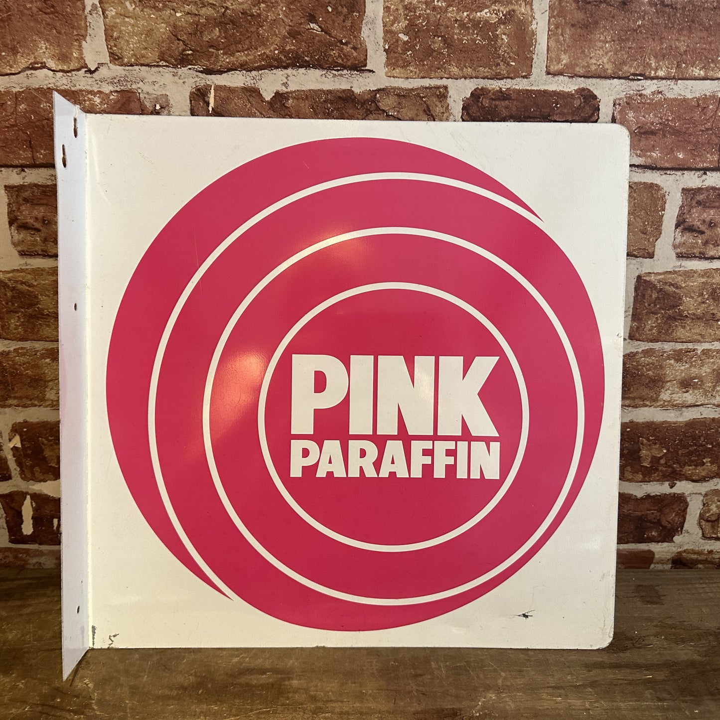 PINK PARAFFIN SIGN #6370 image 1