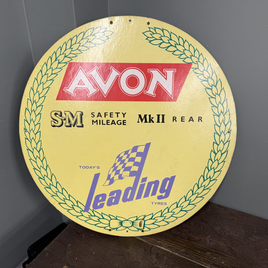 AVON TYRES HARDBOARD SIGN - #08785 image 0