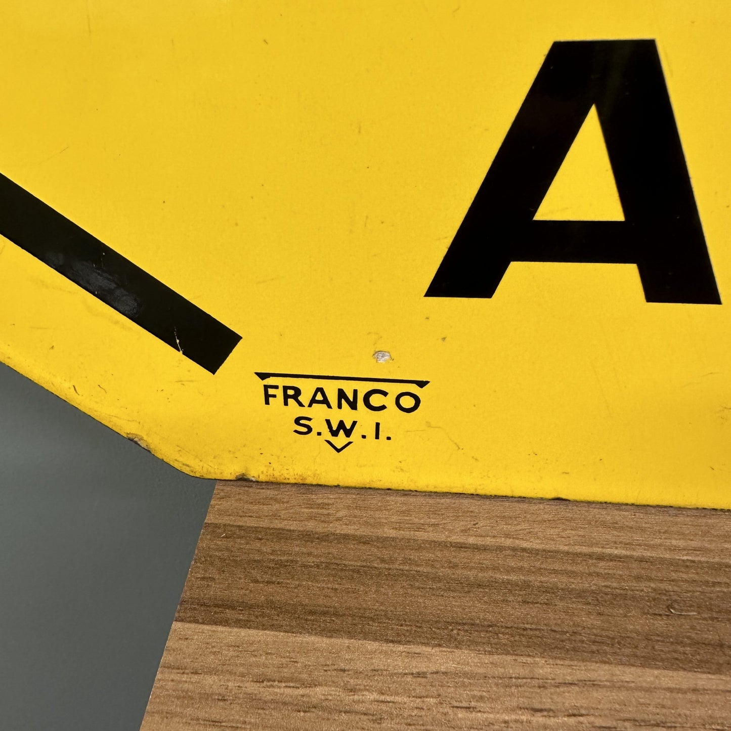 DOUBLE SIDED AA ENAMEL SIGN  #08516 image 2