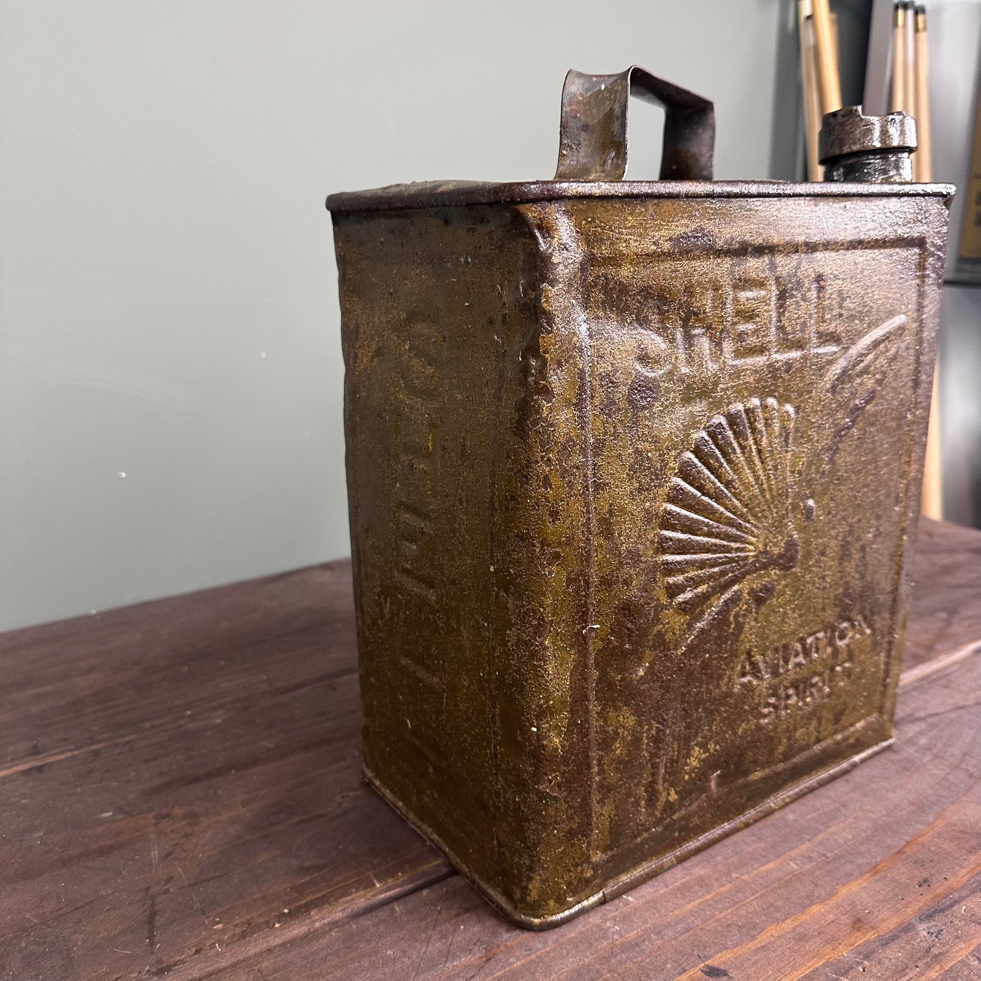 SHELL AVIATION PETROL CAN  #08714 image 2