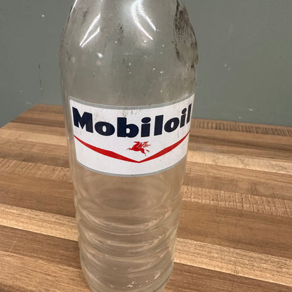 MOBILOIL OIL BOTTLE  #08581 image 2