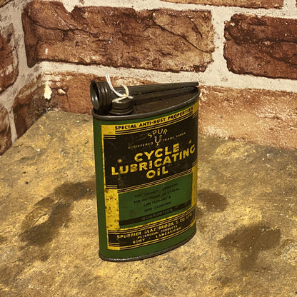 VINTAGE AUTOMOBILIA - SPUR CYCLE LUBRICATING OIL CAN #4806 image 0