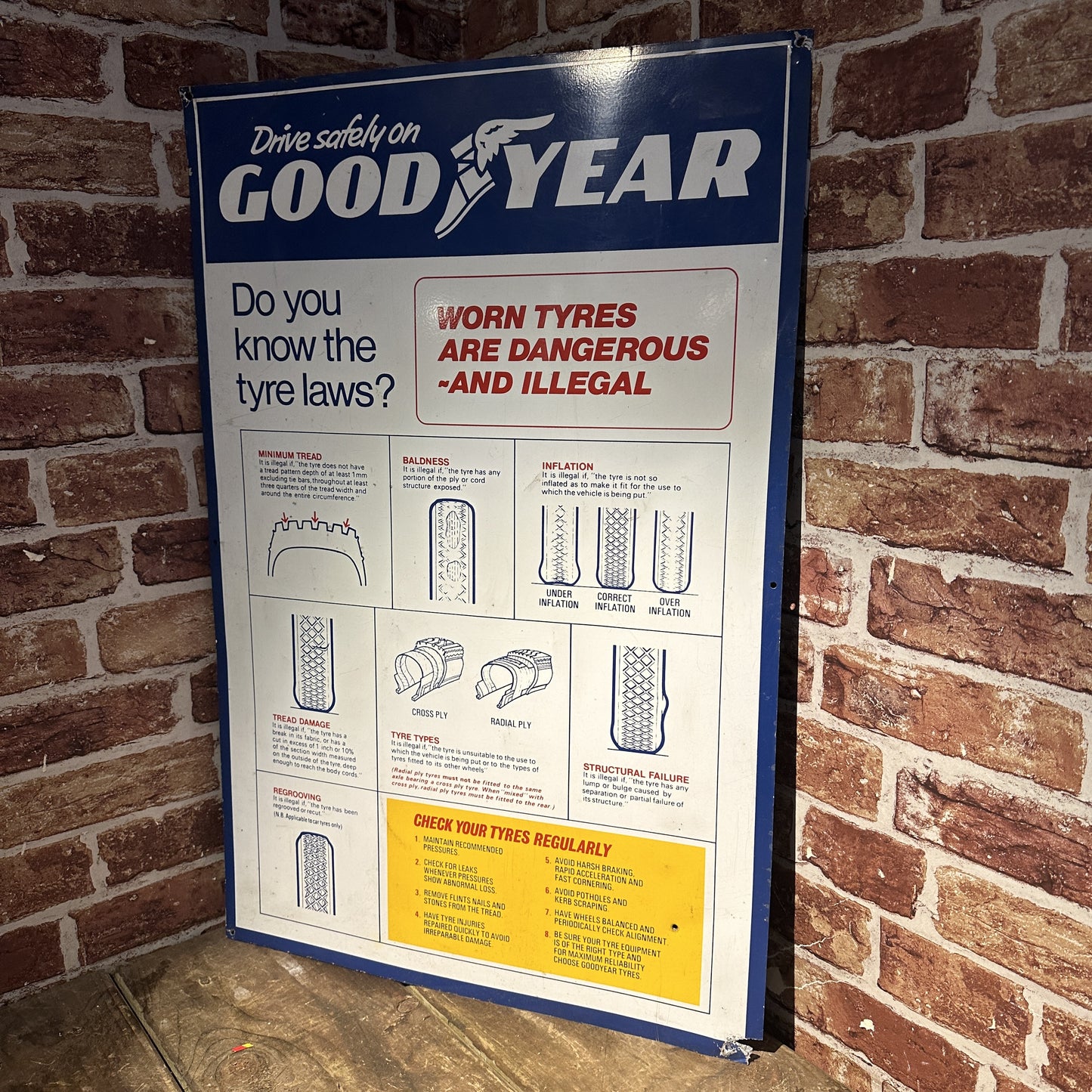 GOOD YEAR SIGN #07961 image 0