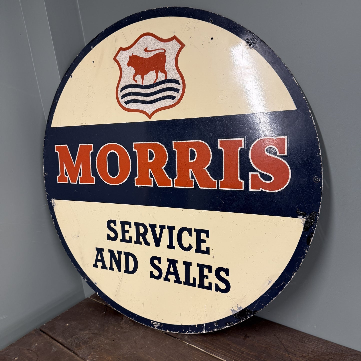MORRIS CIRCULAR SIGN - #08303 image 0