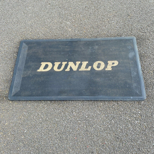 VINTAGE GARAGE DUNLOP DOOR MATT - - AUTOMOBILIA - #4520 image 0