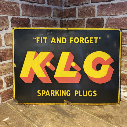 KLG ENAMEL SIGN #6034 image 0