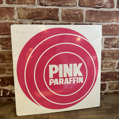 PINK PARAFFIN SIGN #6370 image 0