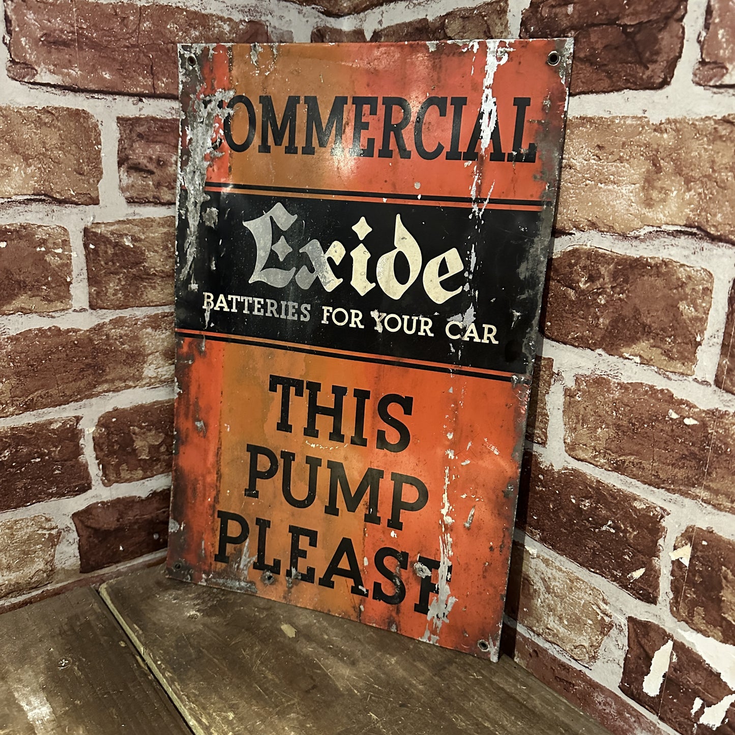 EXIDE SIGN #07872 image 1