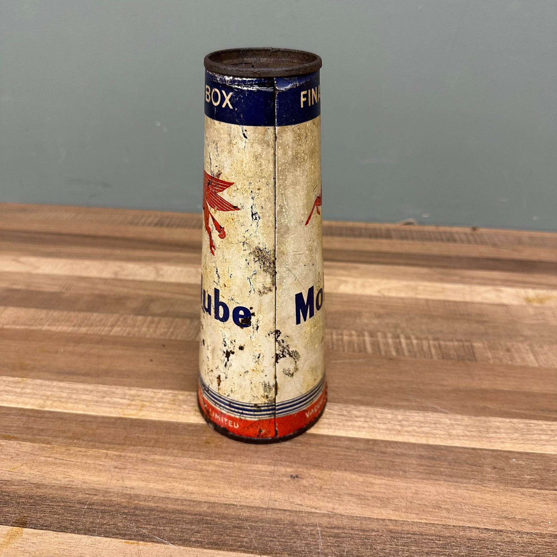 MOBILUBE "C" OIL CAN  #08454 image 1
