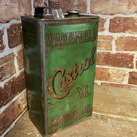 WAKEFIELD CASTROL MOTOR OIL 1 GALLON CAN #5526 image 1