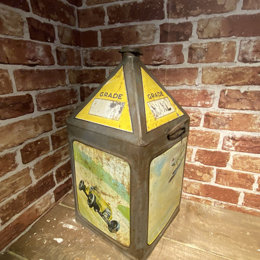 VINTAGE OIL CAN - GAMAGES- #5480 SN 223 image 0
