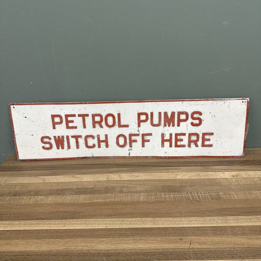 PETROL PUMP ALLOY TIN SIGN #08390 image 0