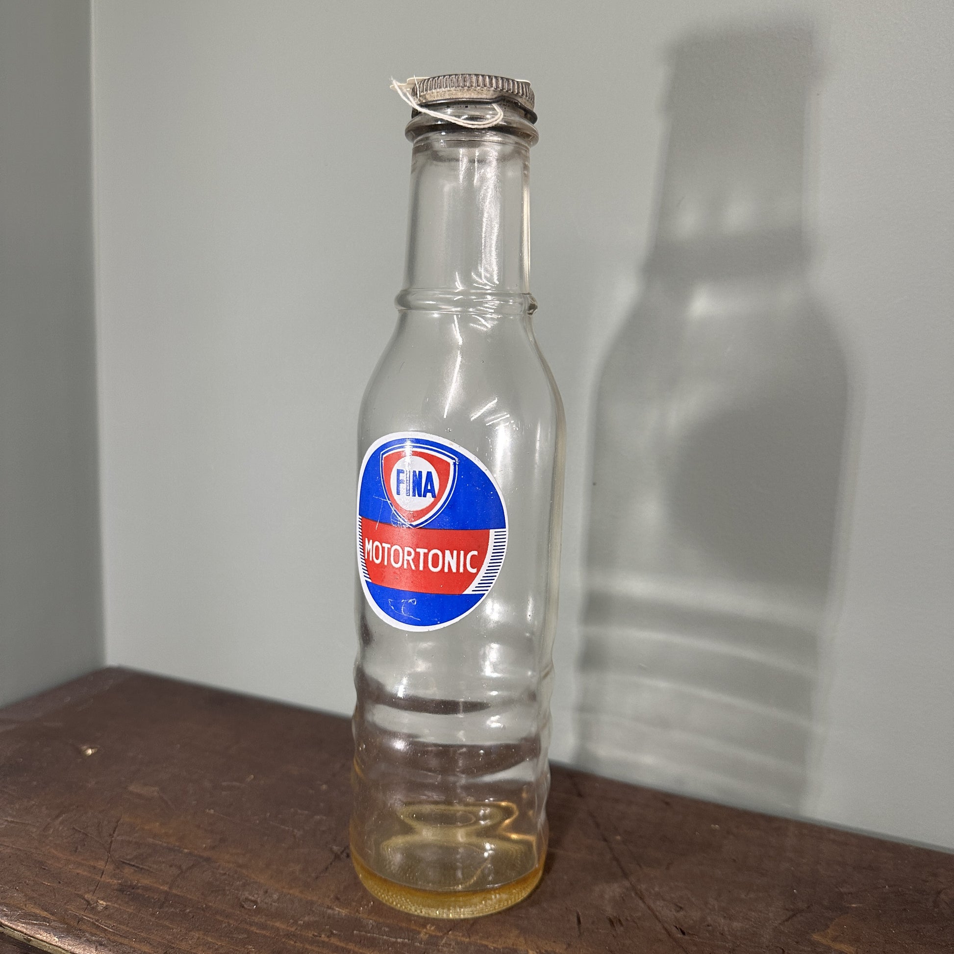FINA MOTOR OIL BOTTLE #08094 image 0