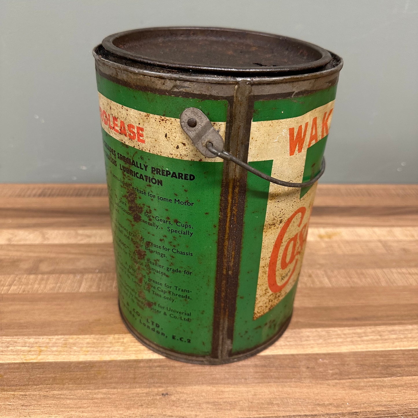 CASTROL LARGE GREASE TIN  #08451 image 1