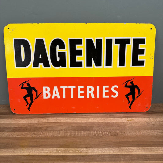 DAGENITE BATTERIES HARDBOARD SIGN #08486 image 0