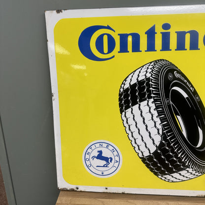 CONTINENTAL TYRES  ENAMEL SIGN #08428 image 1
