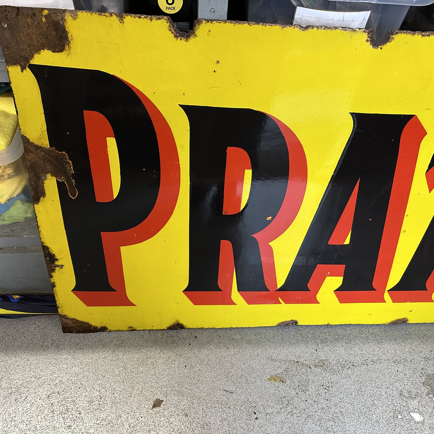 PRATTS SIGN #7591 image 1