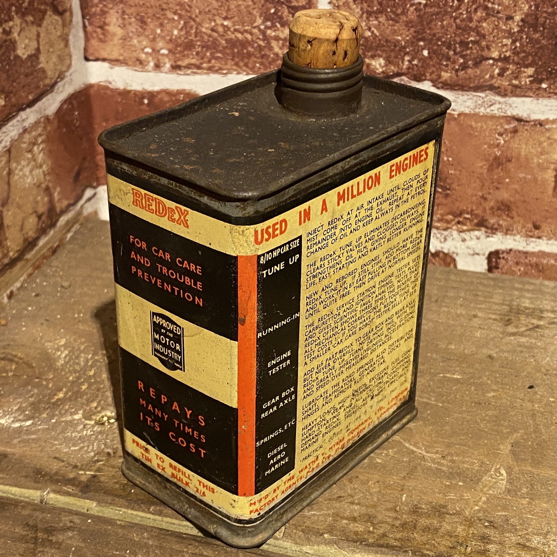 REDEX OIL CAN - #5723 image 1