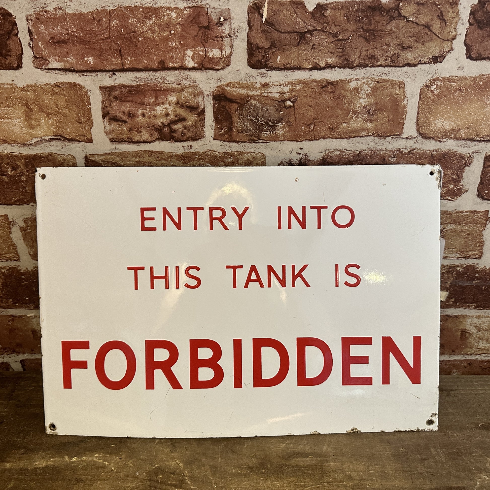 FORBIDDEN ENTRY SIGN #6374 image 0