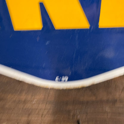 GOODYEAR TYRES DOUBLE SIDED ENAMEL SIGN - #9225