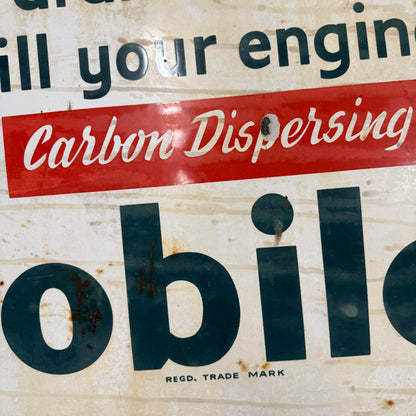 MOBIL OIL ENAMEL SIGN - #9221