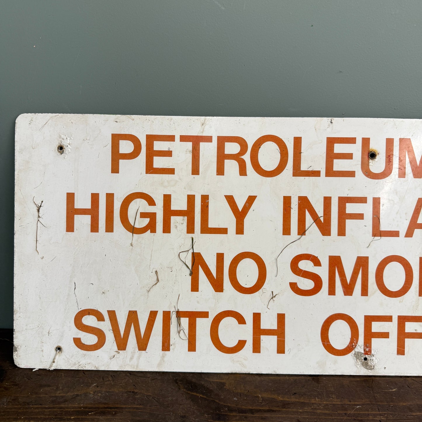 PETROLEUM SPIRIT ALLOY SIGN - #9220