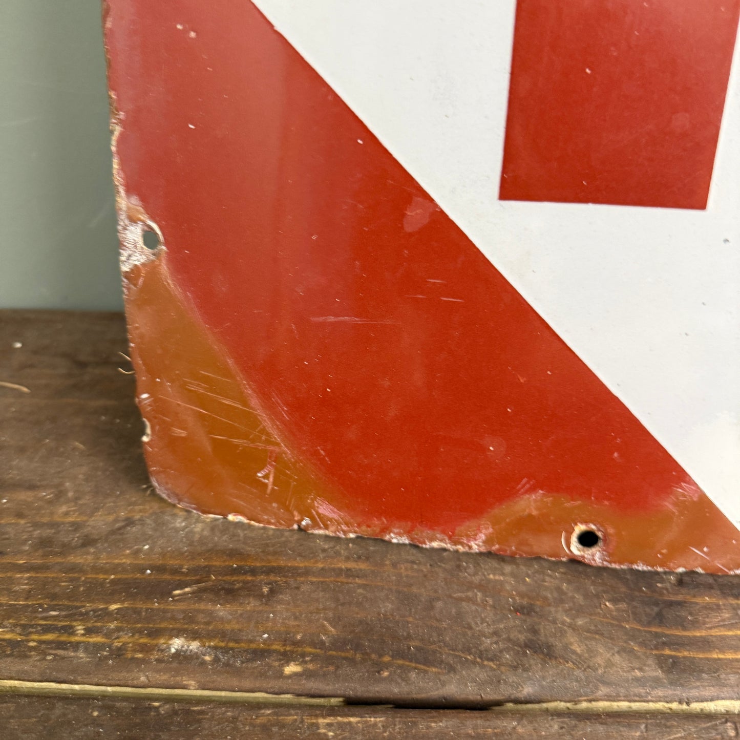 MOTOR MEX SPIRIT ENAMEL SIGN - RESTORED - #9218