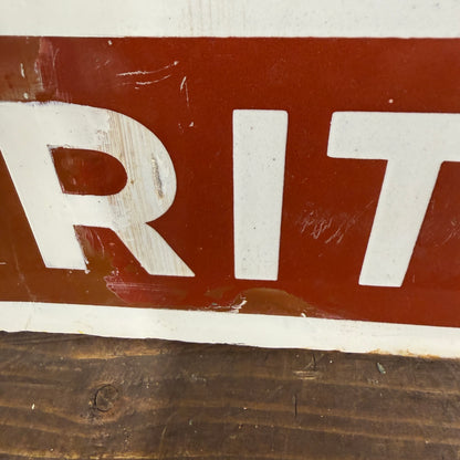 MOTOR MEX SPIRIT ENAMEL SIGN - RESTORED - #9218