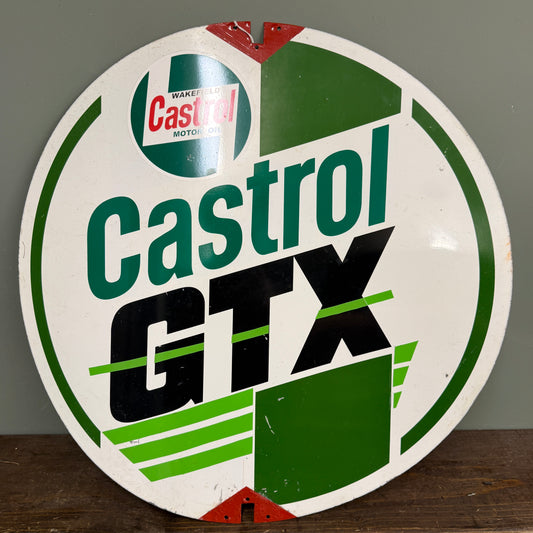 CASTROL DOUBLE SIDED SPINNING SIGN - #9217