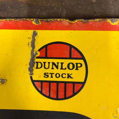 DUNLOP TYRES ENAMEL SIGN  - #9209