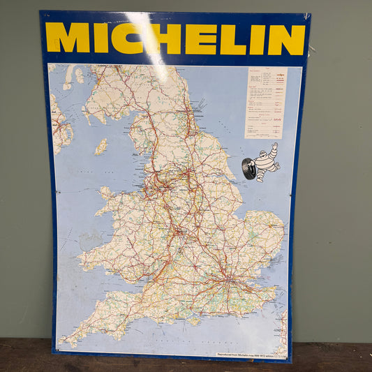 MICHELIN MAP TIN SIGN  - #9213
