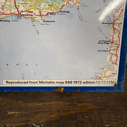 MICHELIN MAP TIN SIGN  - #9213