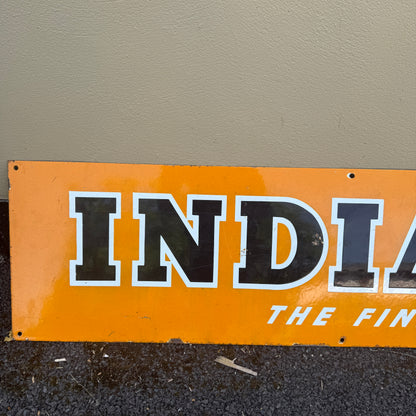 INDIA TYRES ENAMEL SIGN - #9232