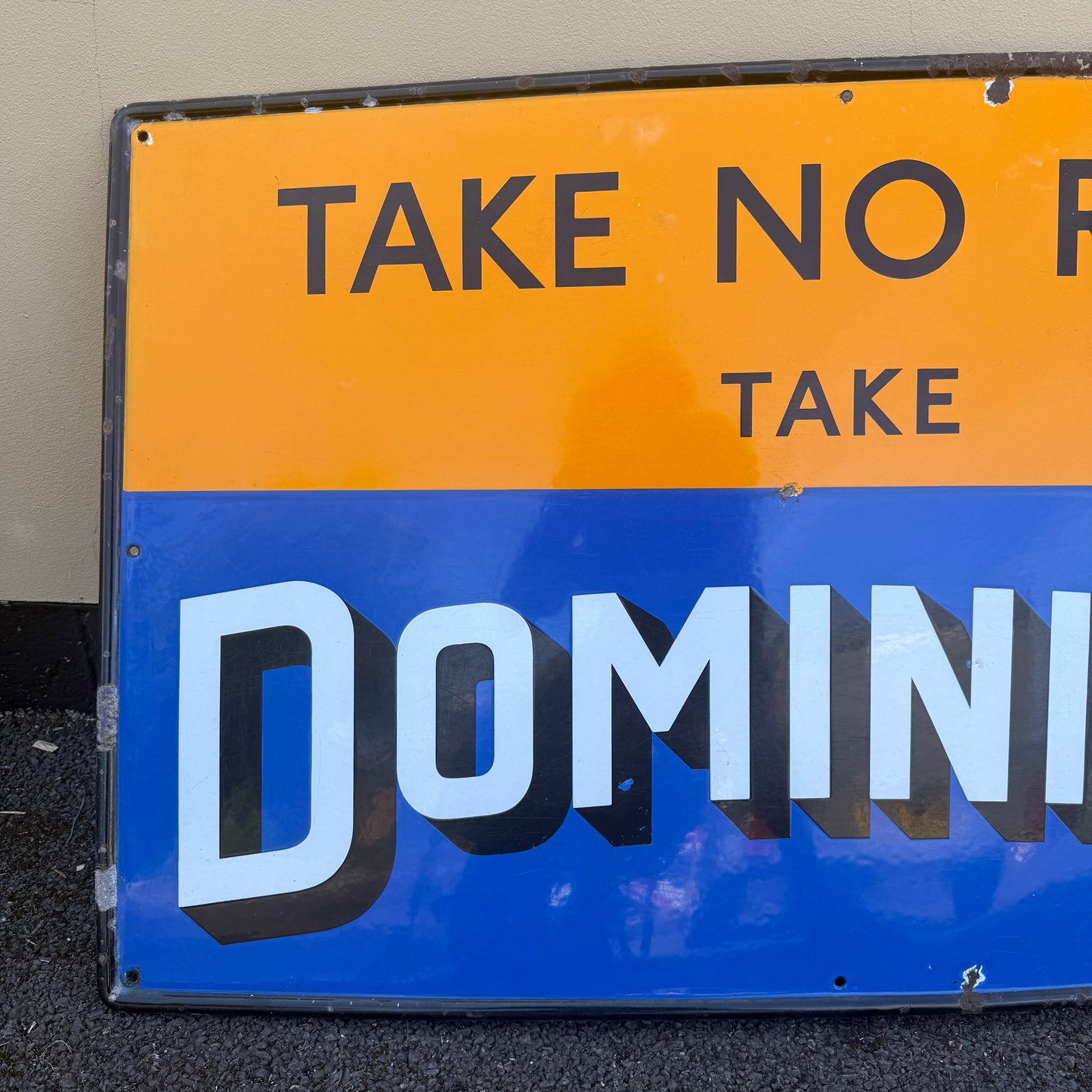 DOMINION ENAMEL SIGN - #9229