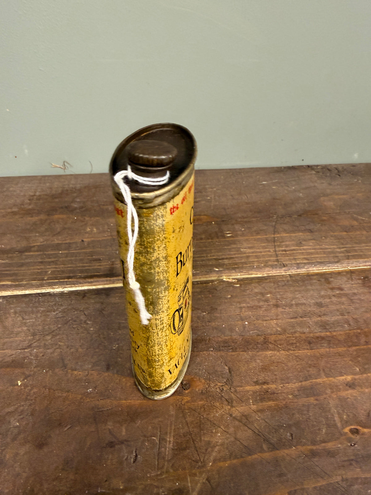 CYCLE BURNING OIL TIN #9268