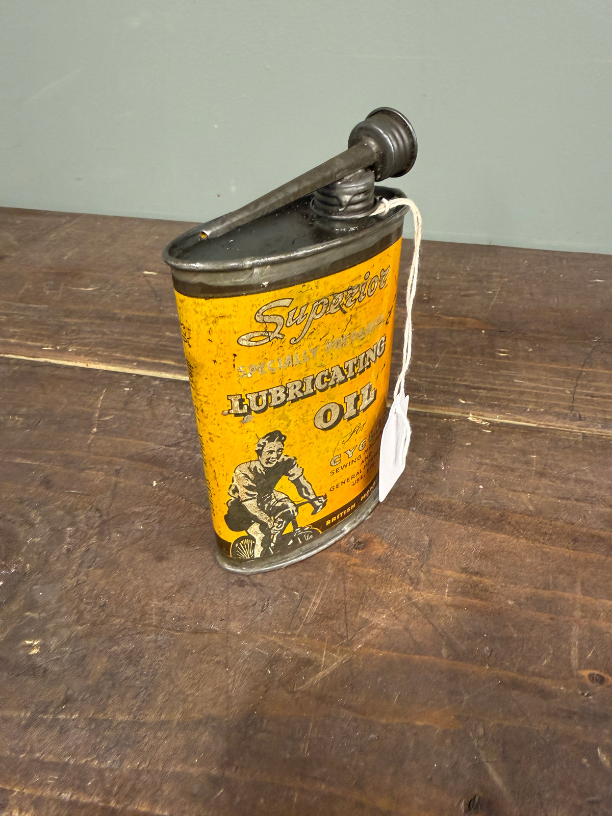 SUPERIOR CYCLE OIL TIN #9270