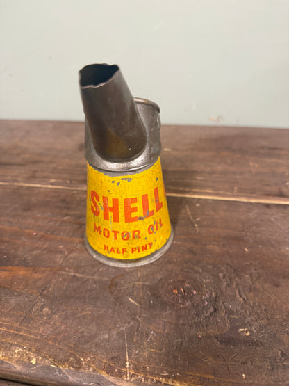 SHELL HALF PINT OIL POURER #9275