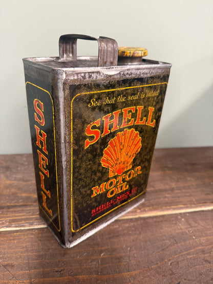 SHELL MOTOR OIL PETROL CAN #9323