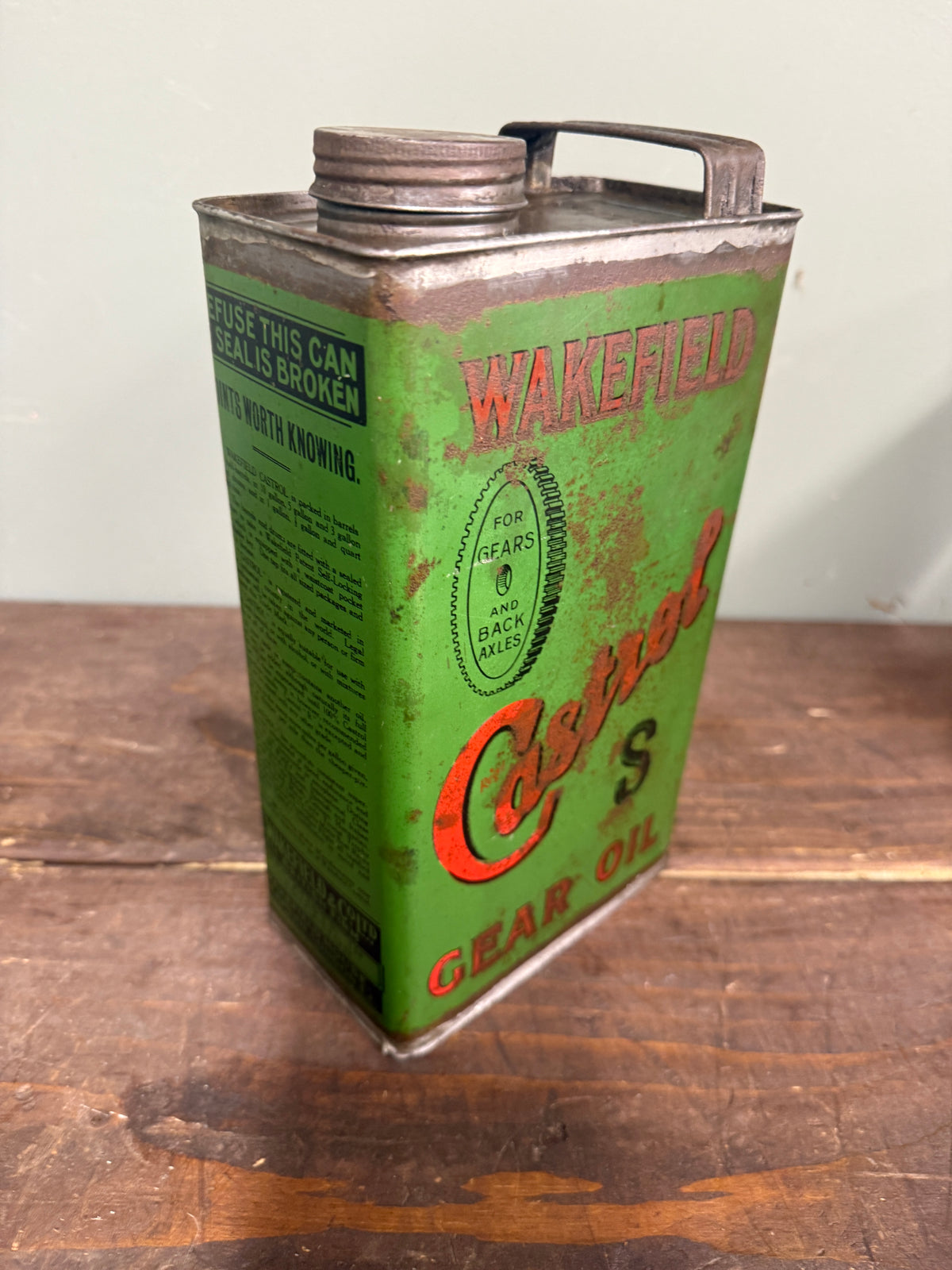 CASTROL S PETROL CAN #9324