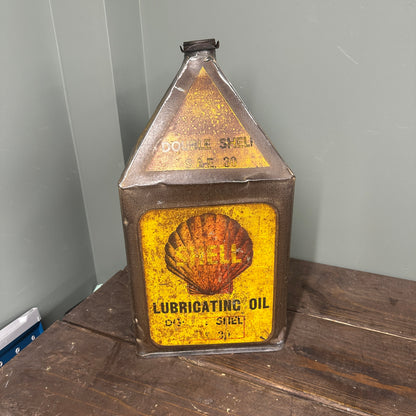 SHELL 5 GALLON PYRAMID OIL CAN - #9002