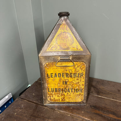 SHELL 5 GALLON PYRAMID OIL CAN - #9002