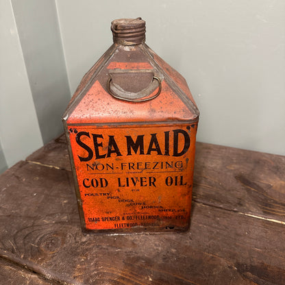 SEA MAID 1  GALLON PYRAMID OIL CAN - #9007